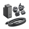 Universeller GaN 140W USB C PD-Netzteil mit 4 austauschbaren Steckern