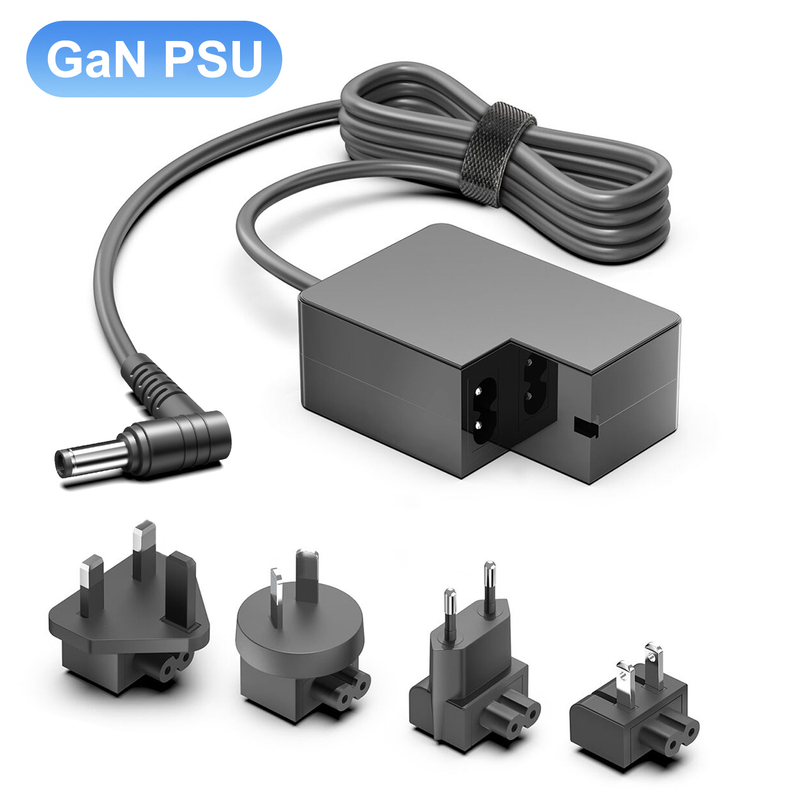 Smart GaN 12-48V 144W Max Netzteil mit Universalsteckern 