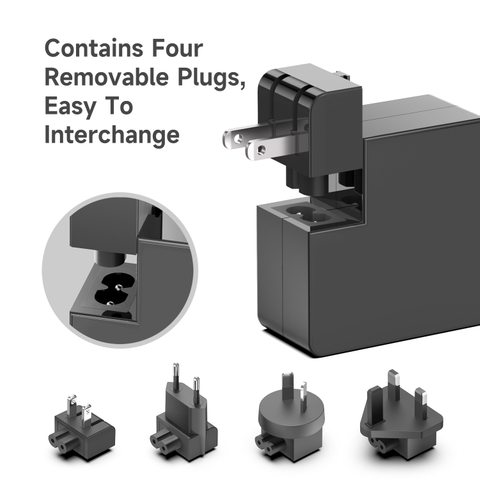 USB-C PD 65W Netzteil mit Universalsteckern