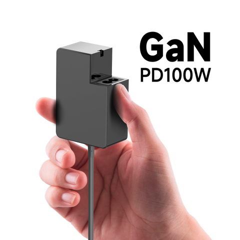 Universeller GaN 100W USB C PD-Netzteil mit 1C1A-Ladeanschlüssen