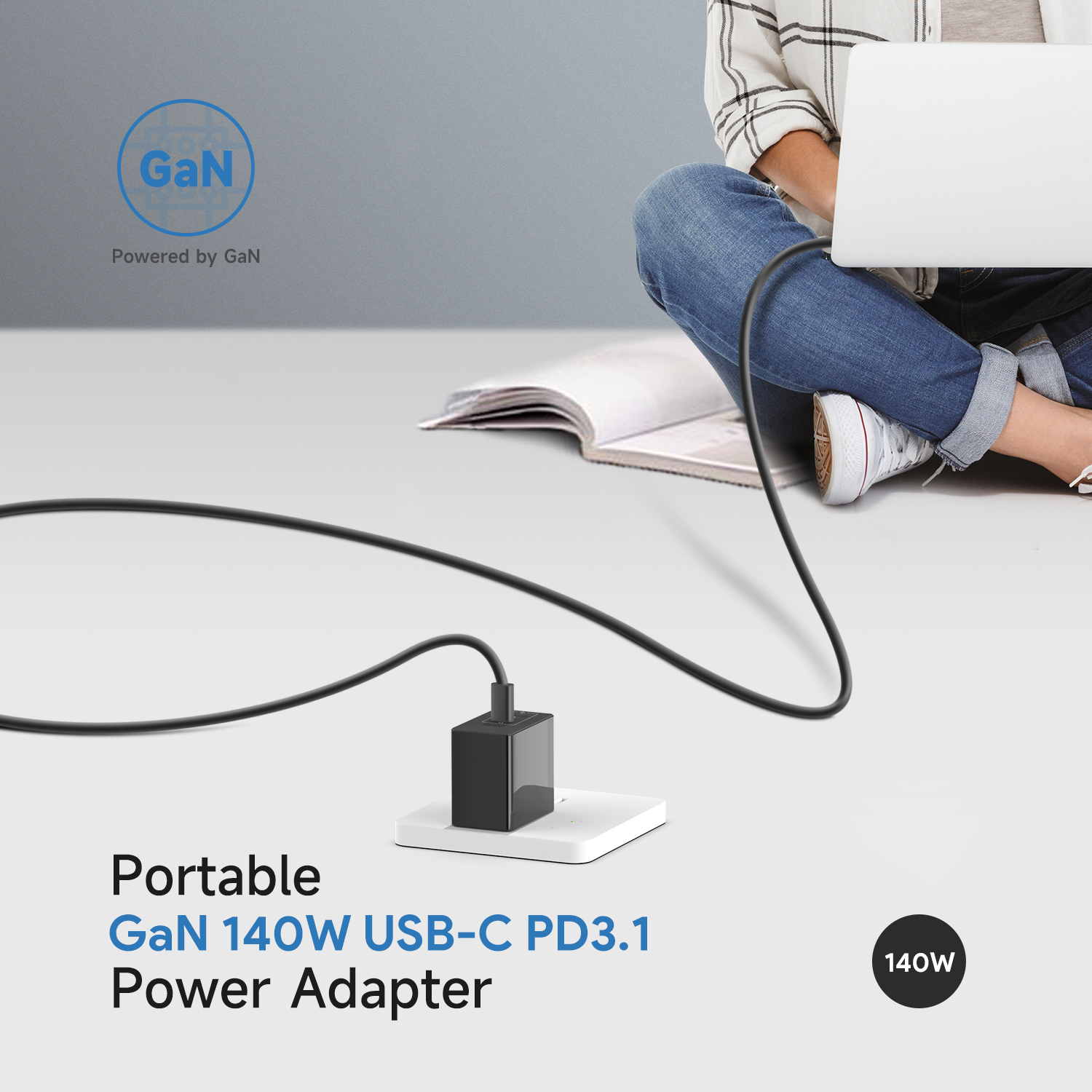 Universelles GaN III 140-W-USB-C-PD-Netzteil 