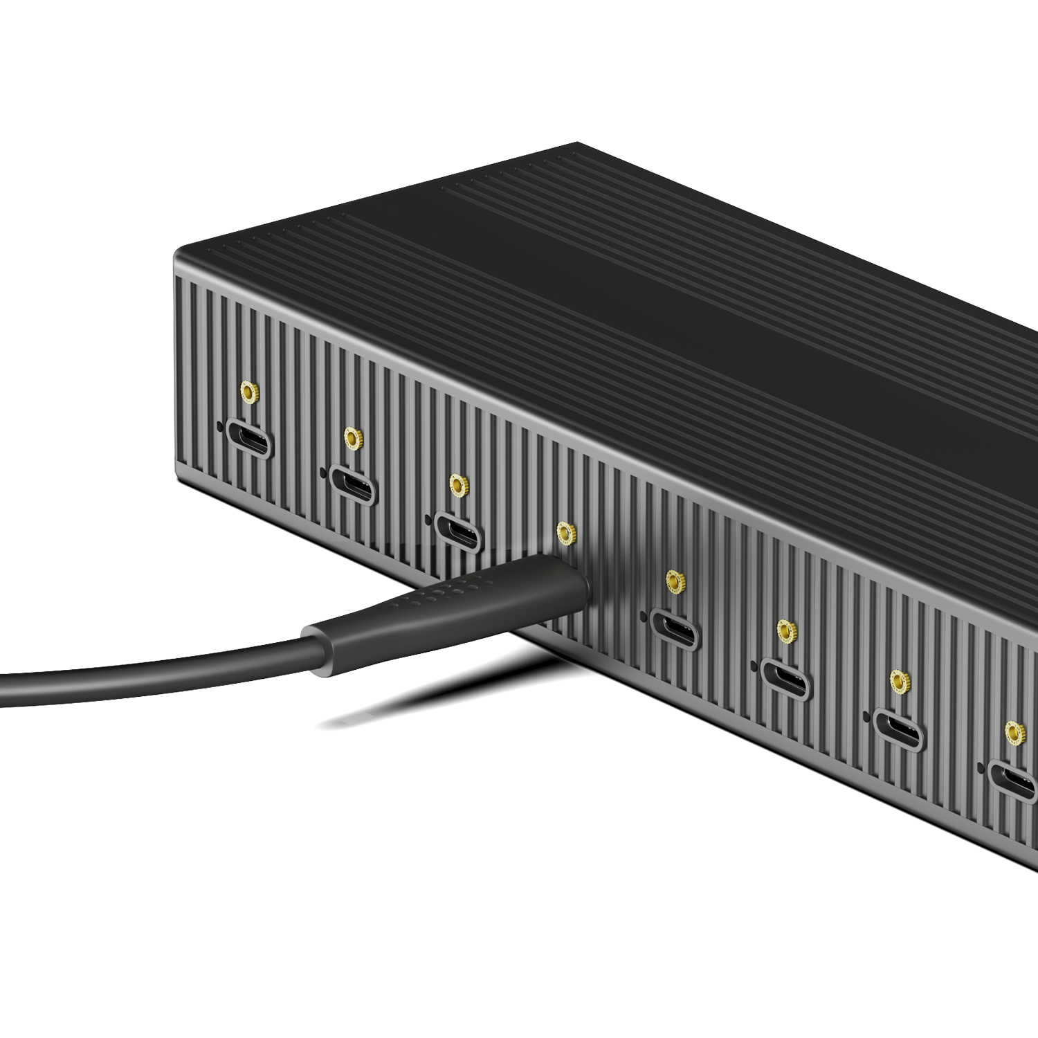 Portabel USB-C LadeHub mit 8 Anschlüssen